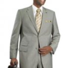 Mens 2 Button Vented Jacket With Pleated Pant Executive Full Cut Suits