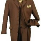 Mens Co Co Dark Brown Long Fashion Dress Suits