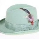Ferrecci Men's Mint Green Wool Felt Fedora