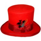 Men's Elegant Top Hat - Red