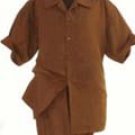 Mens Two Piece Walking Suits with Wide Leg Pants