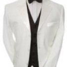Light Weight White Mens Tuxedo 3 Button Tuxedo Suit