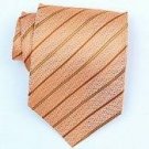 Silk Orange/Gold Woven Necktie