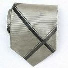 Silk Gold/Black Woven Necktie