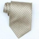 Silk Beige/Blue Woven Necktie