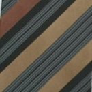 Silk Brown/Black/Tan/White Woven Necktie