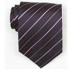 Silk Navy/Pink Woven Necktie