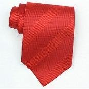 Silk Red Woven Necktie