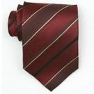 Silk Burgundy/black/gold woven necktie
