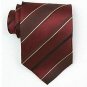 Silk Burgundy/black/gold woven necktie