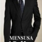 Mens Solid Black 1 Button Super 150's Wool Dress Suits