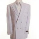 New Mens White Double Breasted Dinner Blazer Suit Jacket