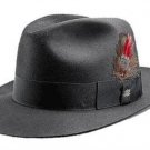 Charcoal Untouchable Fedora Hat Very Soft And Silky Sovereign Quality Finish
