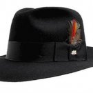 Black Untouchable Fedora Hat Very Soft And Silky Sovereign Quality Finish