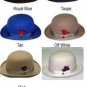 Color Derby Hat Very Soft And Silky Sovereign Quality Finish 100%Wool