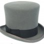 Elegant Men'S Gray Wool Top Hat