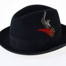 Ferrecci Men'S Black Wool Fedora