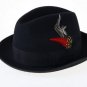 Ferrecci Men'S Black Wool Fedora