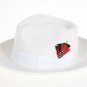 Ferrecci Men'S White Wool Felt Fedora
