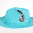 Ferrecci Men'S Blue Wool Felt Fedora