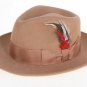 Ferrecci Men'S Camel Wool Felt Fedora