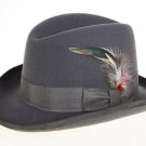 Ferrecci Men'S Gray Wool Felt Fedora