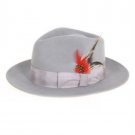 Men'S Gray Fedora Hat