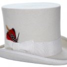 Men'S Elegant Top Hat - White