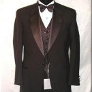 1 Button Notch Super 120'S Wool Feel Poly-Rayon Premiere Quality
