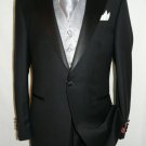 Black Tuxedo 100% Wool Super 140'S Suit