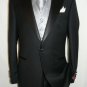 Black Tuxedo 100% Wool Super 140'S Suit