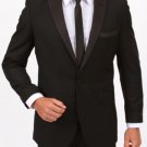 Slim Fit 1 Button Black Tuxedo
