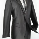 Mens Slim Fit Trimmed Two Tone Blazer/Suit/Tuxedo - Black