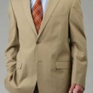 Mens Two Button Suit - Camel