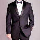 Men'S 2-Button Black Tuxedo