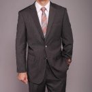 Men'S Gray Teakweave 2-Button Suit
