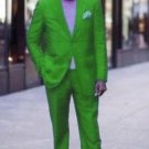 Classic Ultra Smooth 2 Button Suit Lime Green