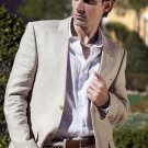 Men'S 100% Fine Linen Suit In Beige(Natural)