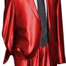 Utex Shiny 2 Button Red Tnt Sharkskin Mens Suit