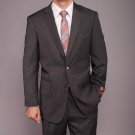 Men'S Gray Teakweave 2-Button Suit