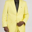 Men'S 2 Button Yellow Suit