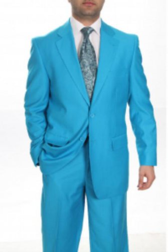 Mens Two Button Super 150'S Cotton~Wool Blend