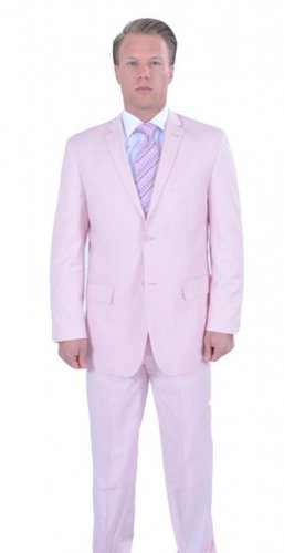 Men'S 2 Piece Suit - Pink