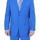 Flamboyant Colorful 2 Piece Suit - Blue