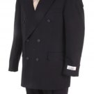 Men'S Black Dress Double Breasted Light Weight Suit