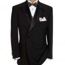 Black Double Breasted Tuxedo Jacket + Pants