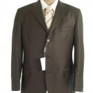 Olive Green Men'S Single Breasted Discount Dress 3  Button Suit