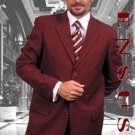 Dark Burgundy~Wine 2Or3 Buttons Mens Dress Suits