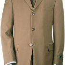 Mocha~Chestnut~Carmel Premeier Quality Italian Fabric Super120 Wool Suit Pleated Pants