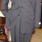 Super 120'S Sharp Black Pinstripe Super 120'S
